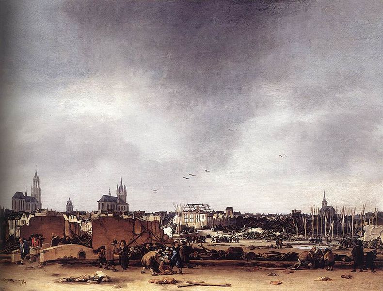 View of Delft after